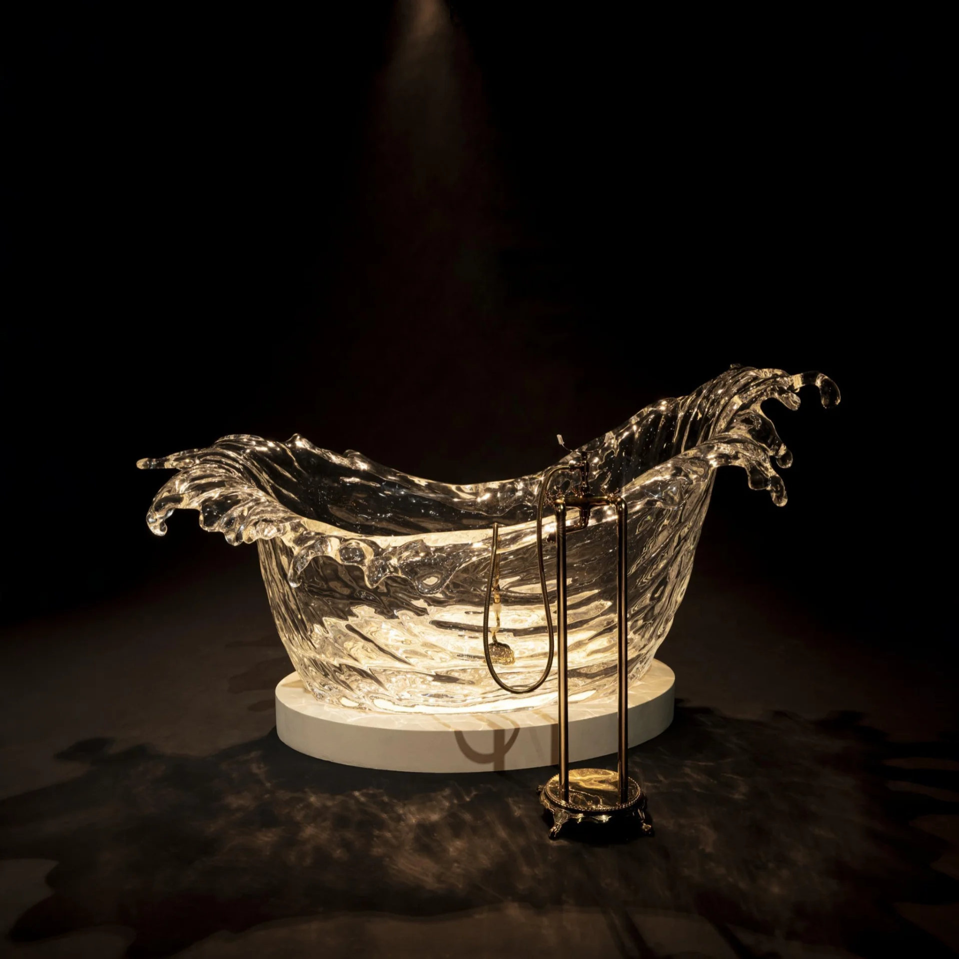 Ocean's Embrace Acrylic Bathtub