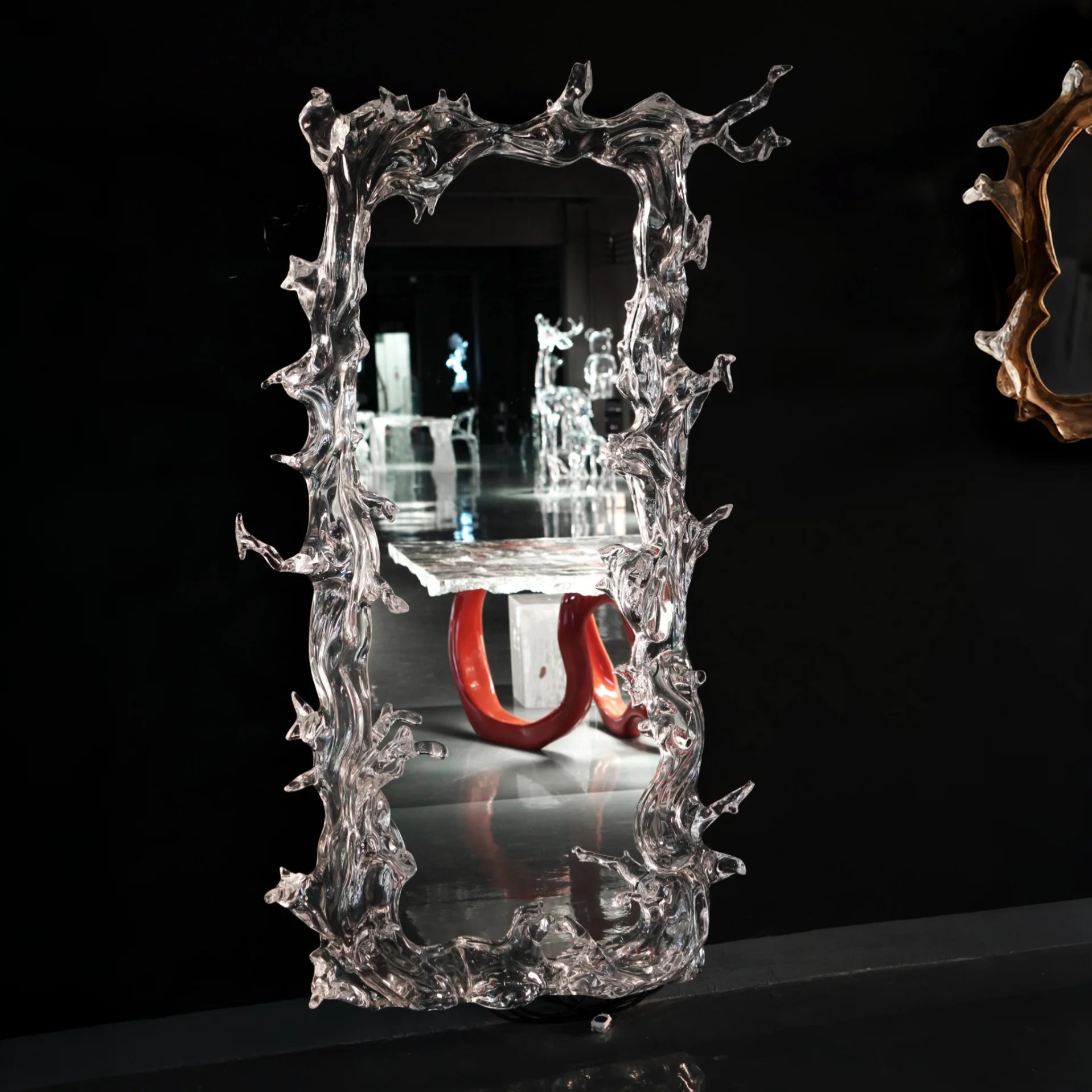 Celestial Splash Acrylic Full-length Mirror