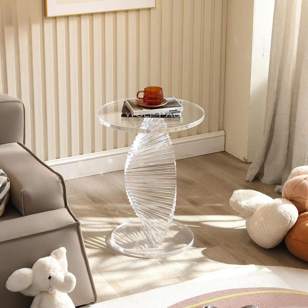 TwistAura Acrylic Side Table