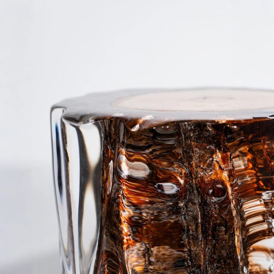 Timber Essence Acrylic Stool