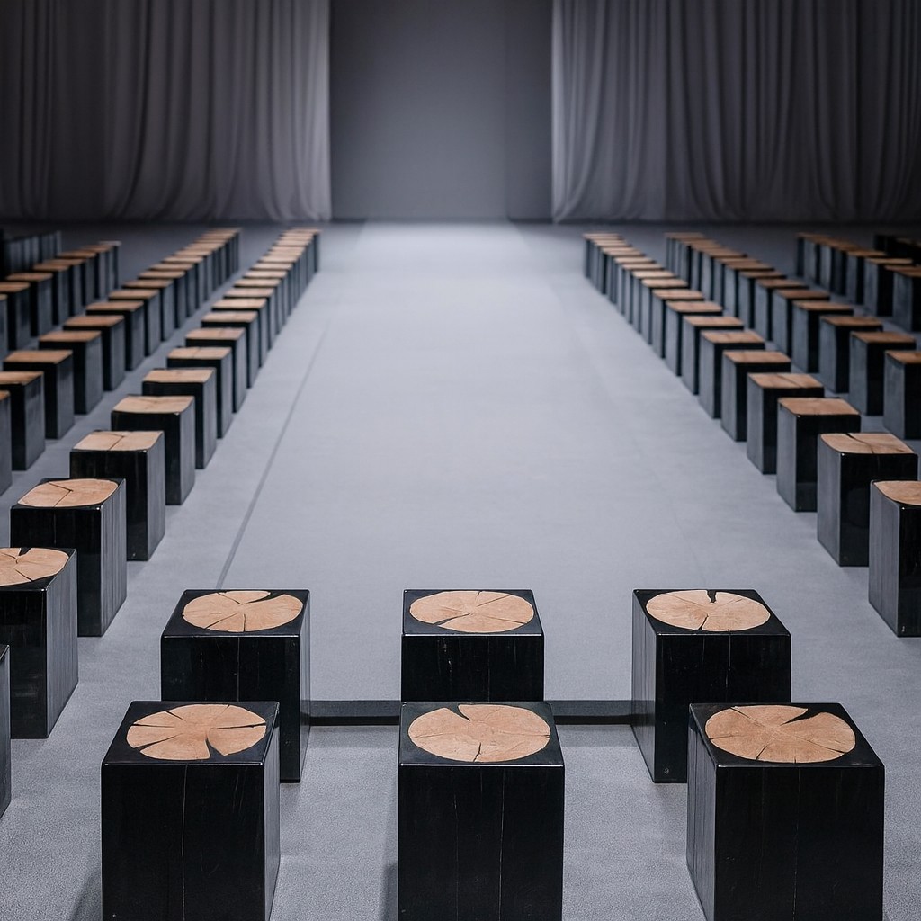 Ebon Dawn Acrylic Stool