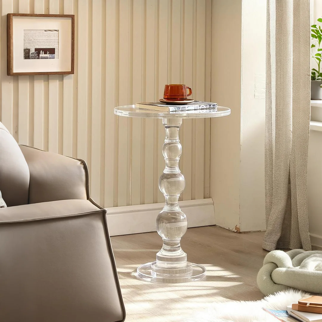 Luma Sphere Acrylic Side Table