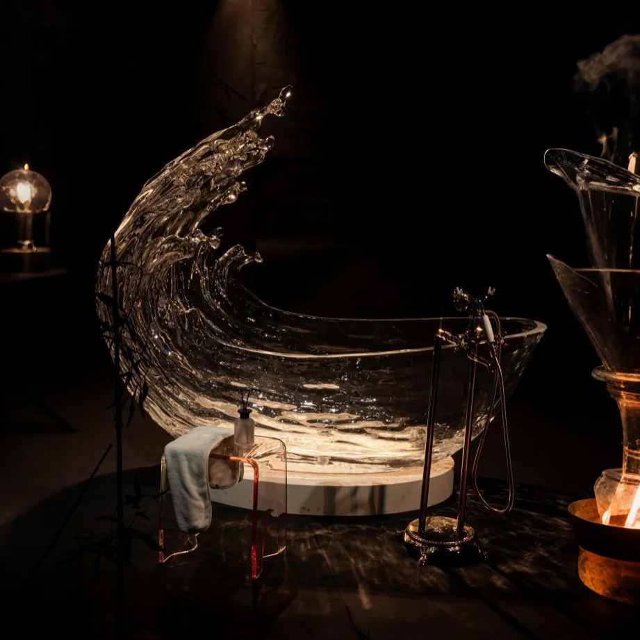 Joyful Waves Acrylic Bathtub