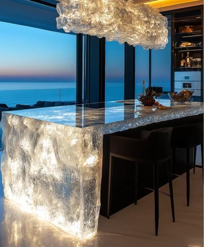 Cloudlight Crystal LED Island