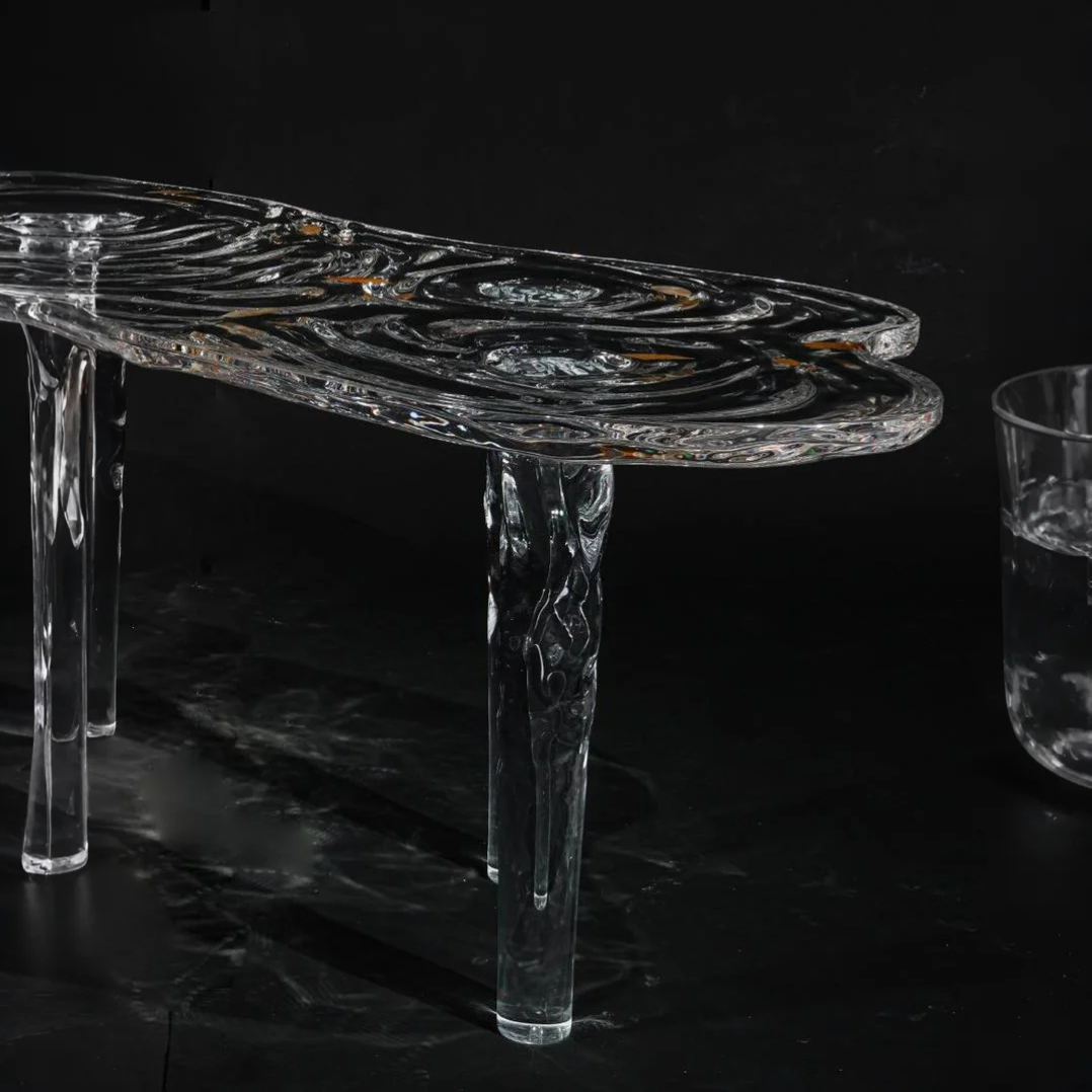 Drifted Echo Acrylic Coffee Table