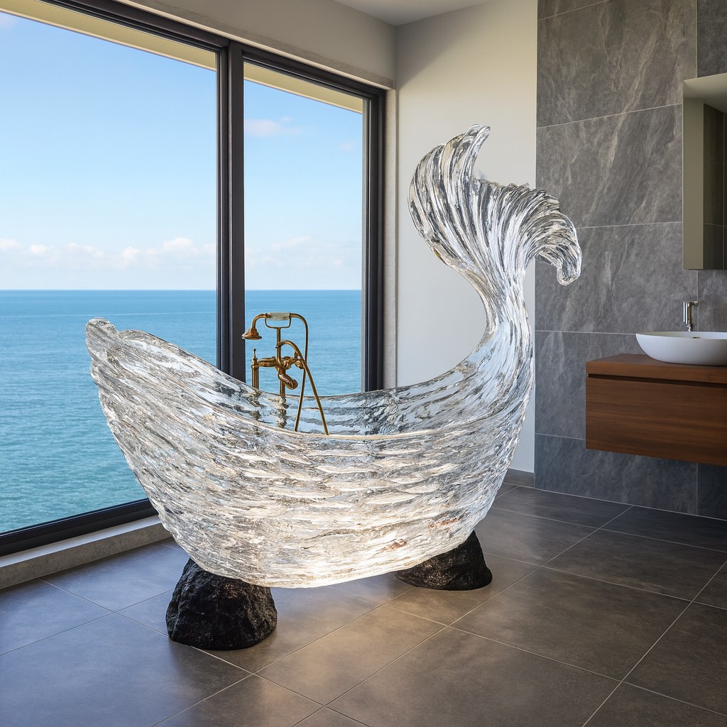 Ocean's Tail Acrylic Bathtub