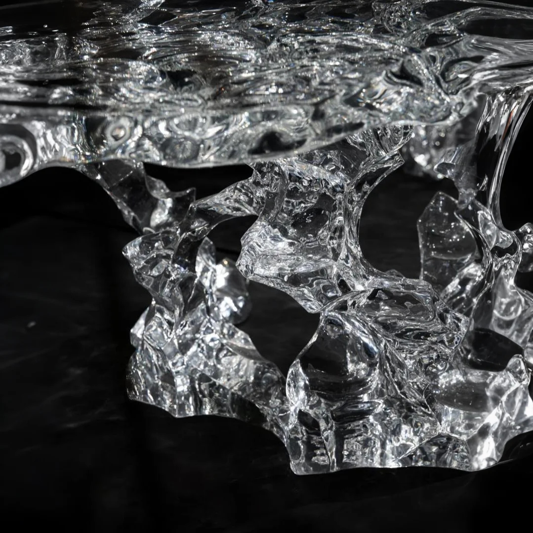 Silent Reef Acrylic Coffee Table