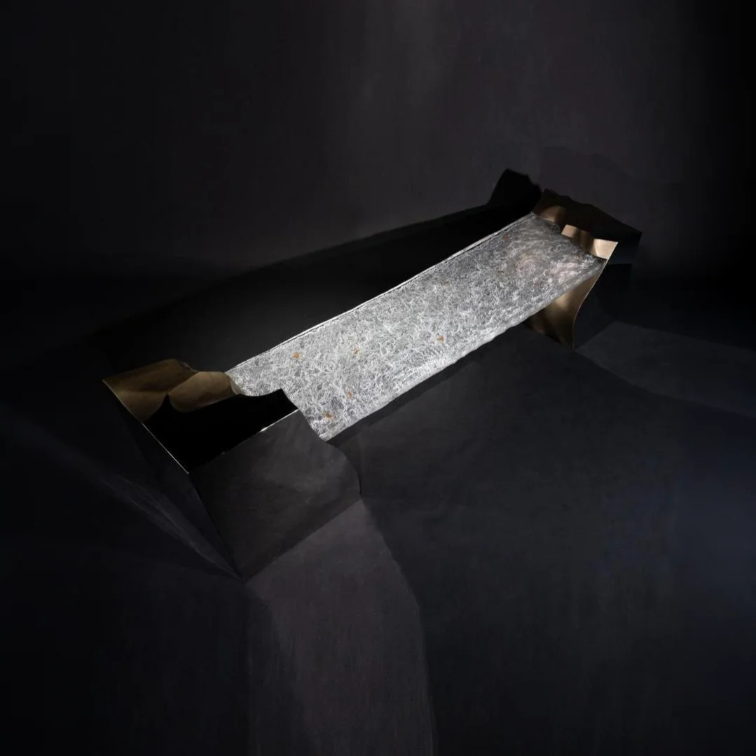 Auric Glacier Acrylic Coffee Table