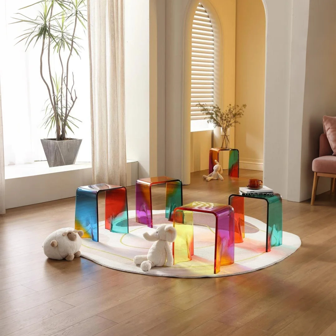 Chromira Glow Acrylic stool