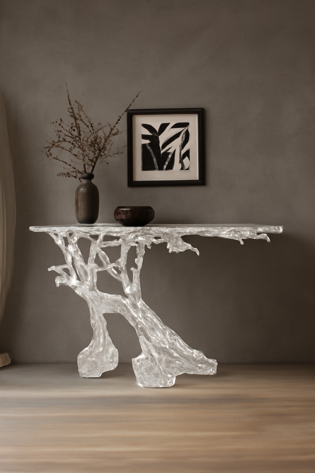 Ethereal Sea and Wandering Clouds Transparent Table