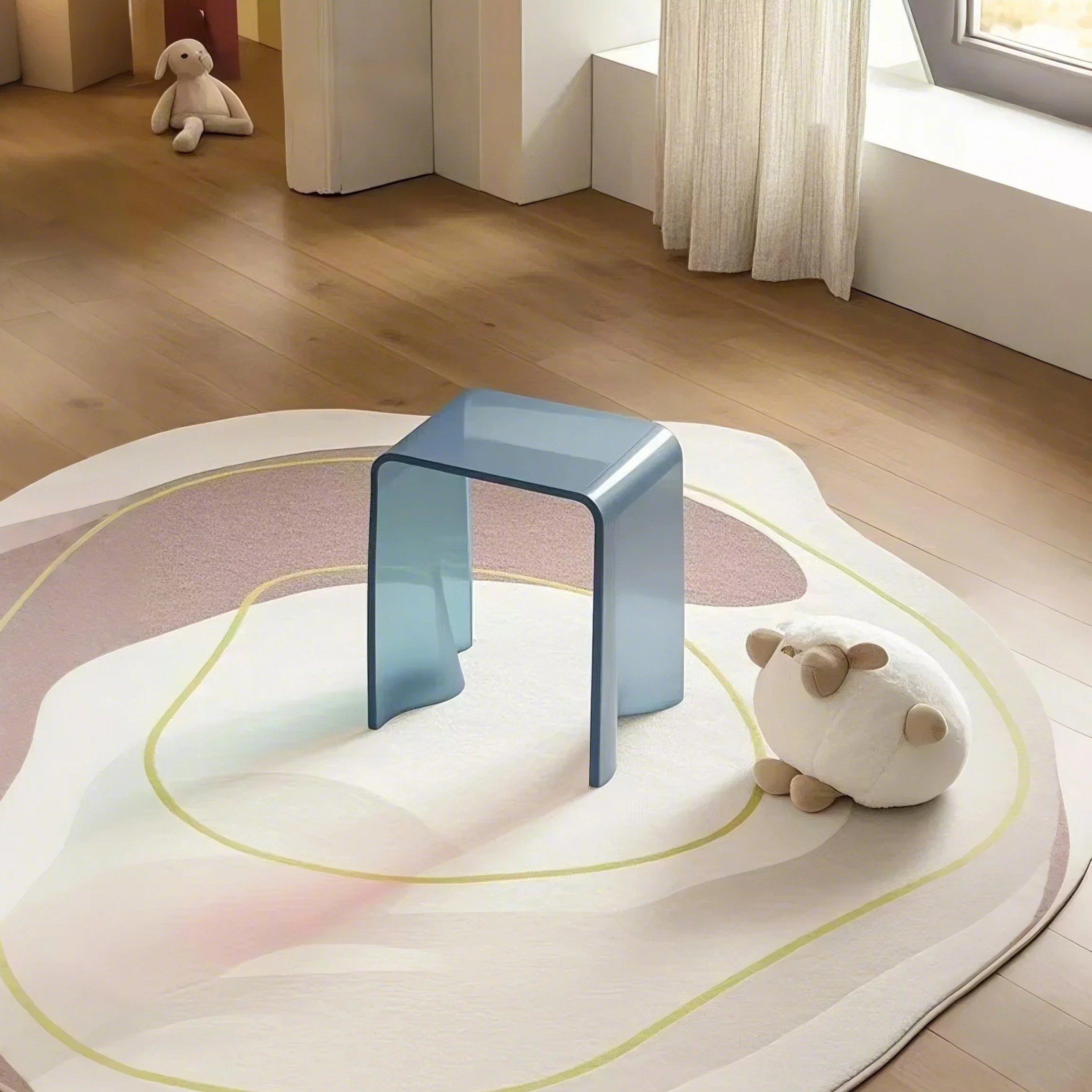 Chromira Glow Acrylic stool