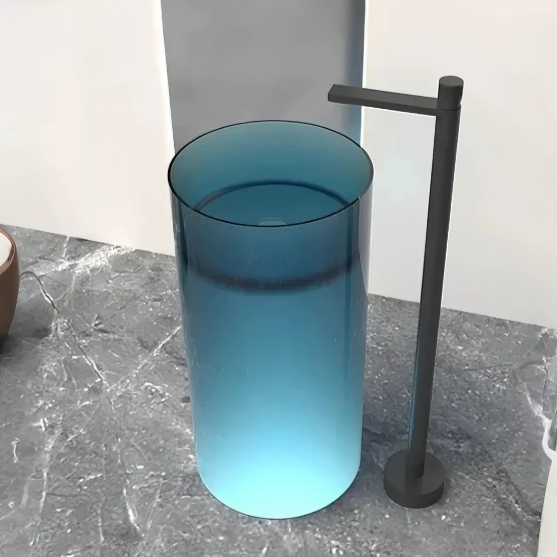 LUMICORE Cylindrical Acrylic Sink Series