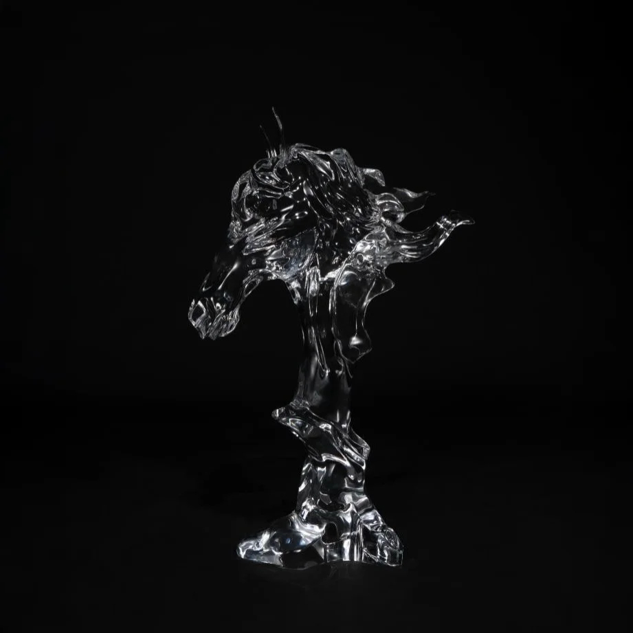 Galloping Success Acrylic Sculpture (Horse)