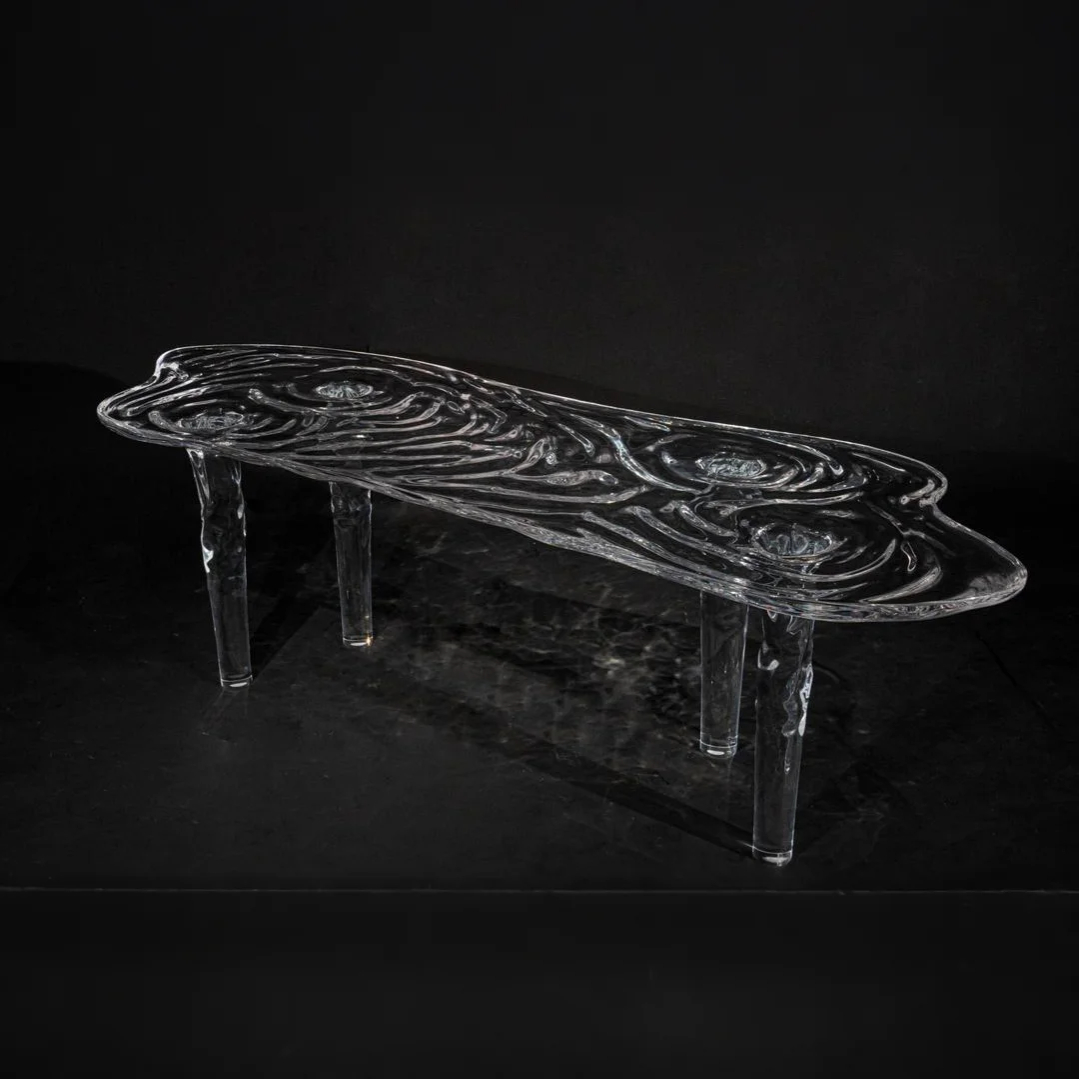 Drifted Echo Acrylic Coffee Table