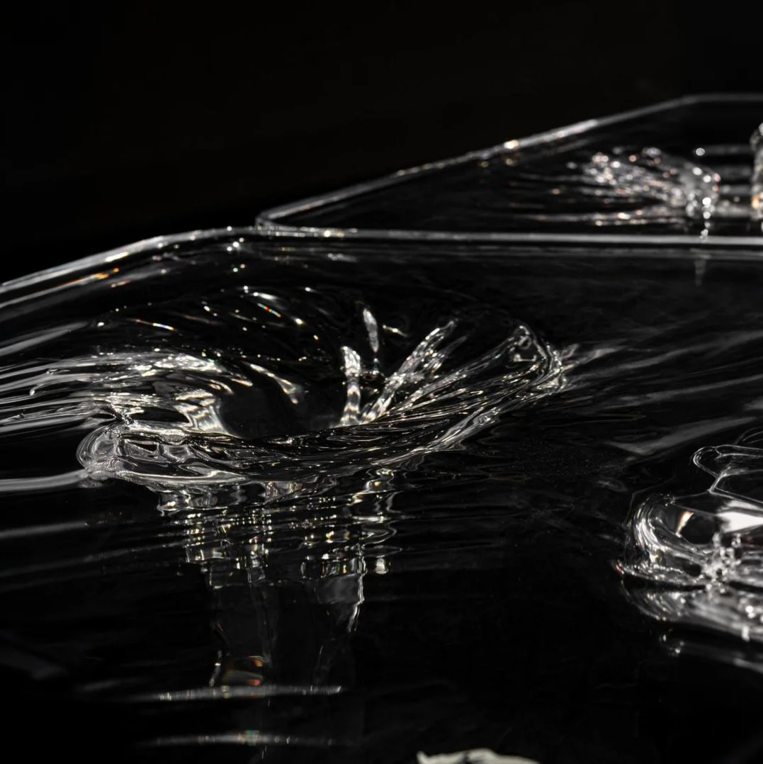 Vortex Bloom Acrylic Coffee Table