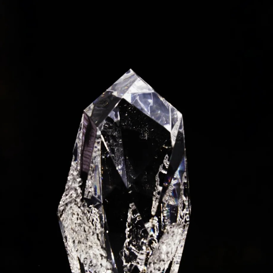 Frozen Echoes Acrylic Sculpture (Crystal)