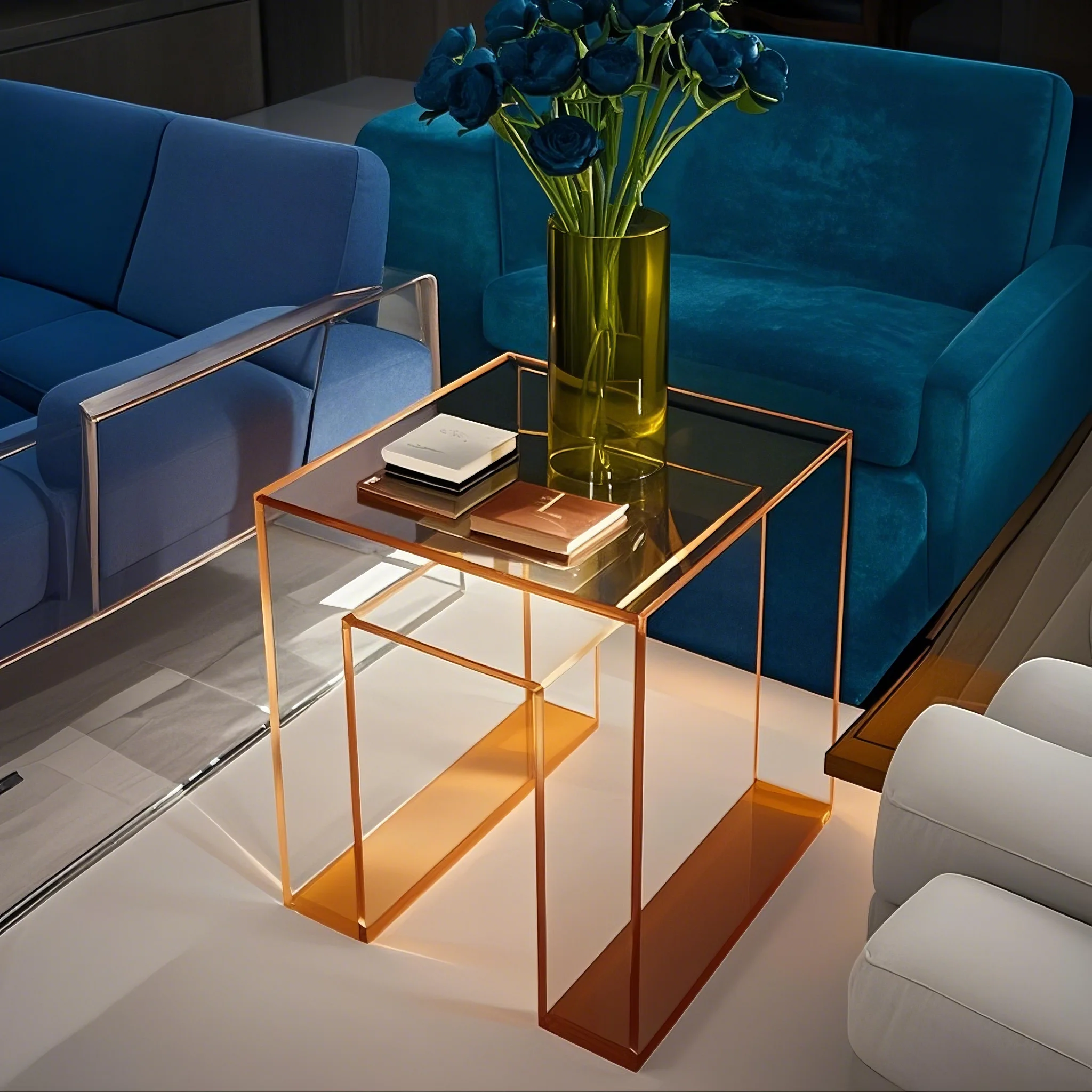 LUMICUBE Acrylic Nesting Table Collection