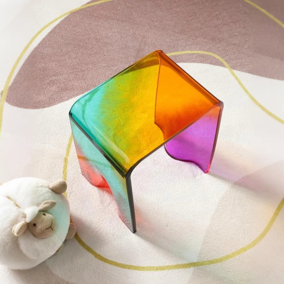 Chromira Glow Acrylic stool