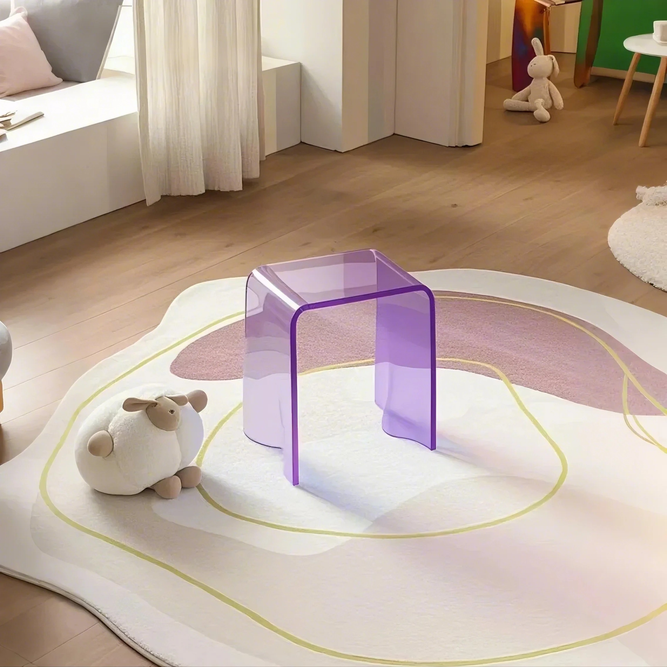 Chromira Glow Acrylic stool