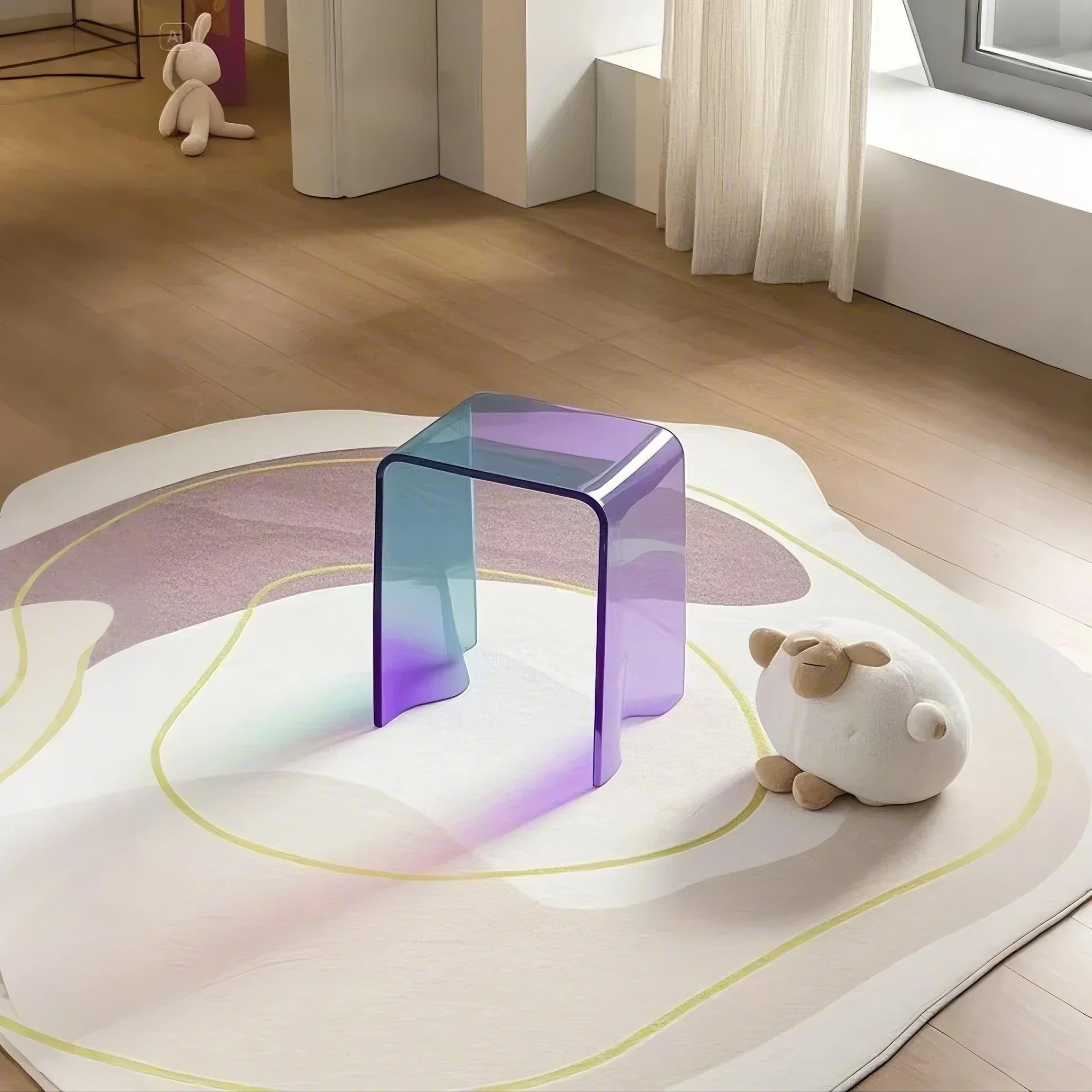 Chromira Glow Acrylic stool