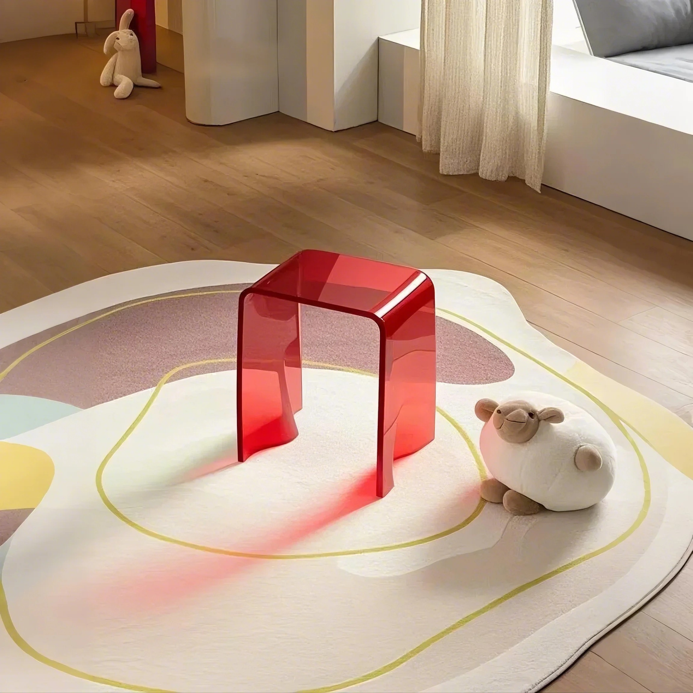 Chromira Glow Acrylic stool