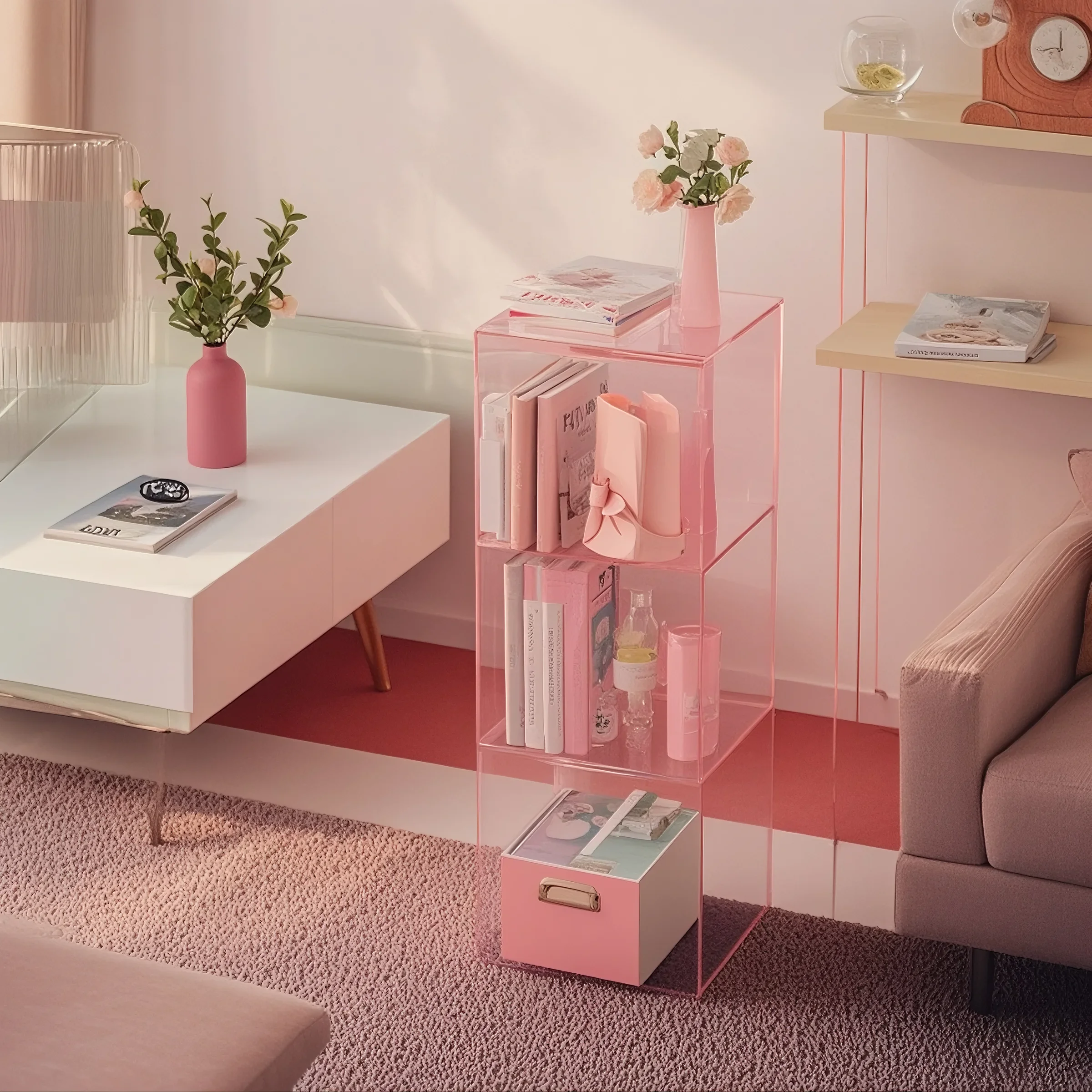 LUMIART Acrylic Bookshelf Collection