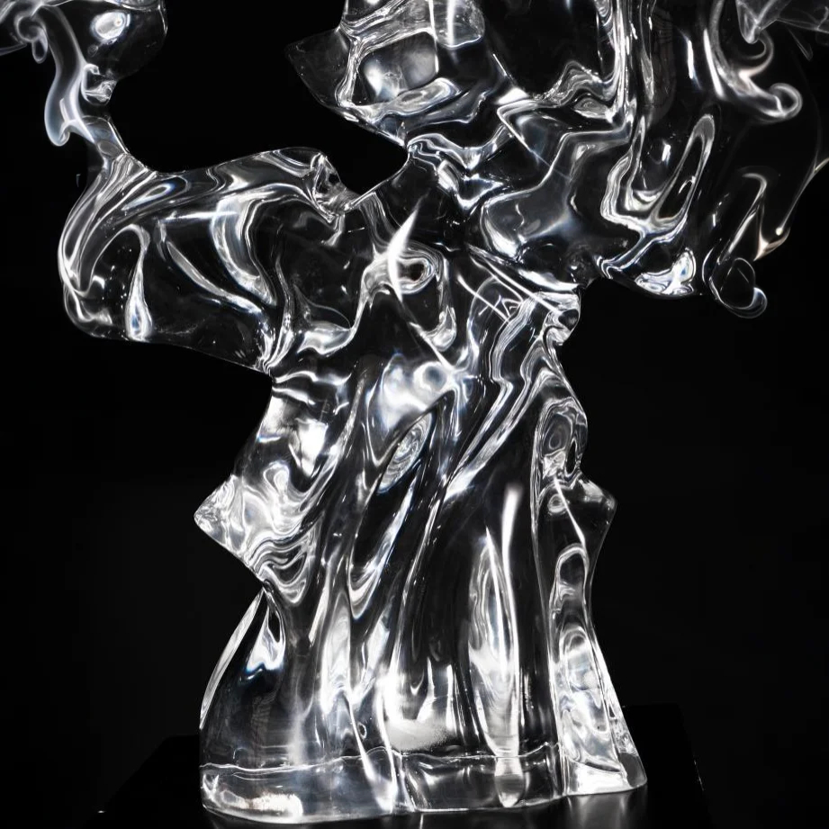 Whispering Roots Acrylic Sculpture (Trunk)