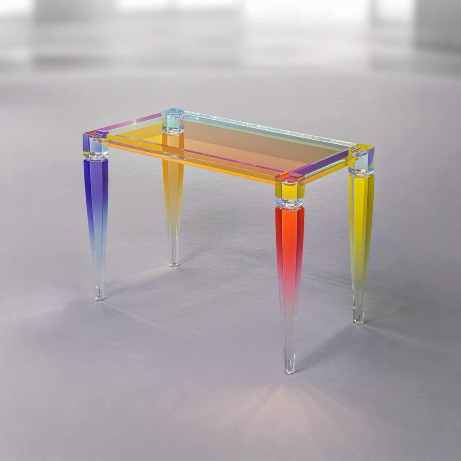 PRISMALEG Acrylic Console Table Collection