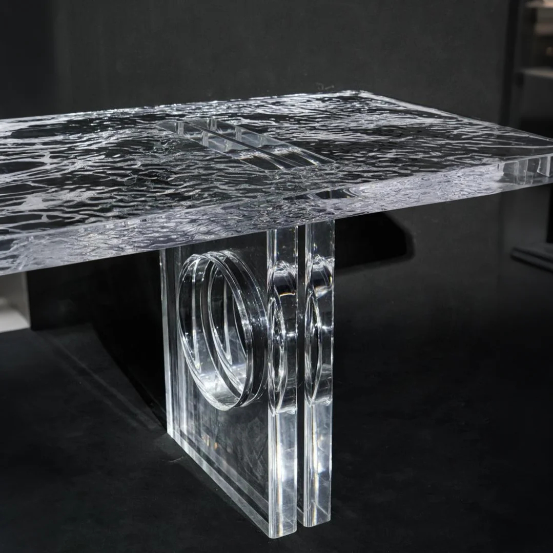 Tideglass Console Acrylic Coffee Table