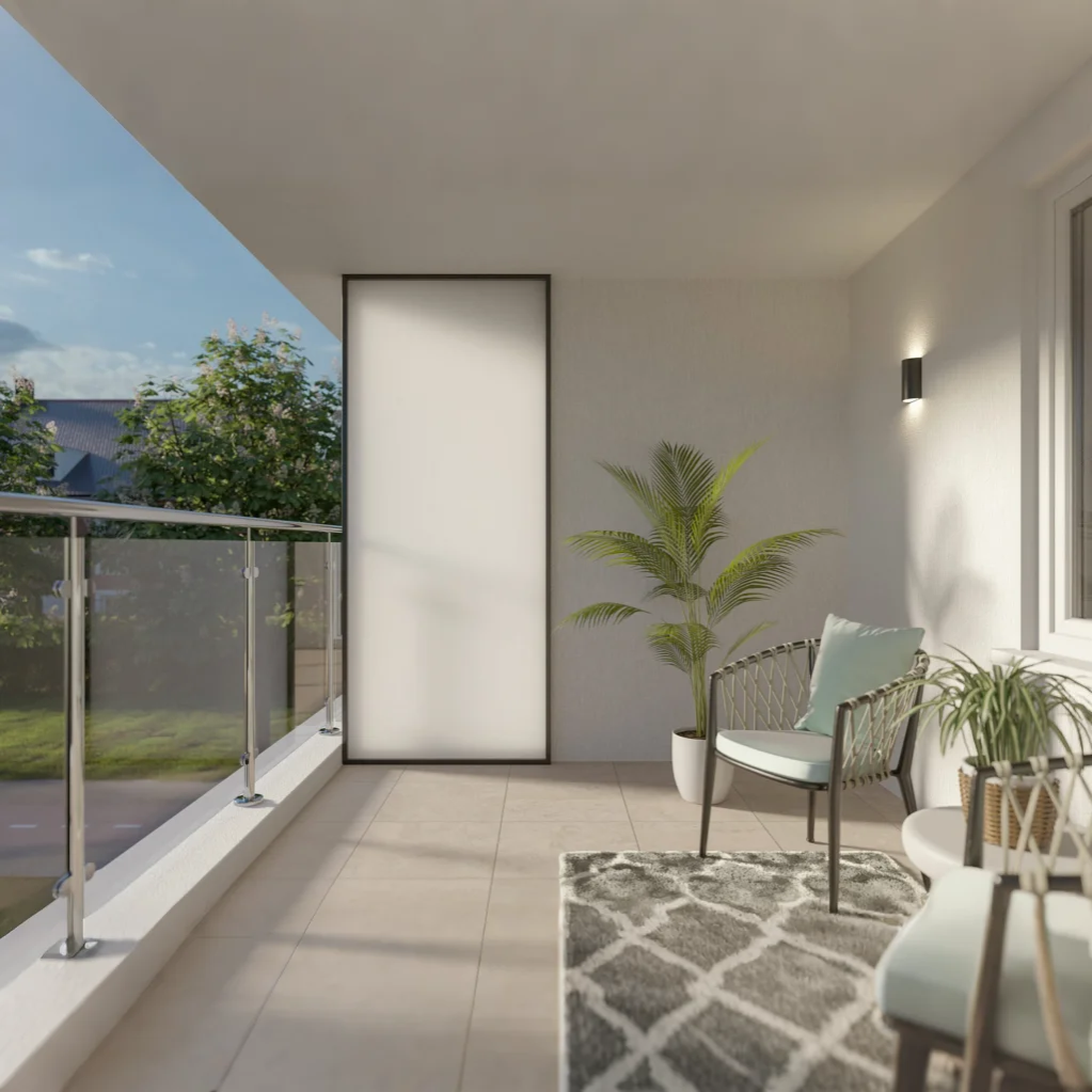 LumiWall – Acrylic Balcony Partition Series