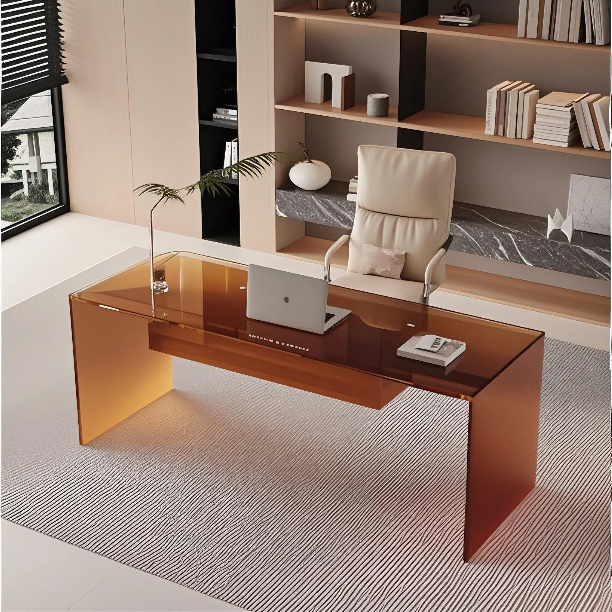 Fusion Blend Acrylic Office Desk