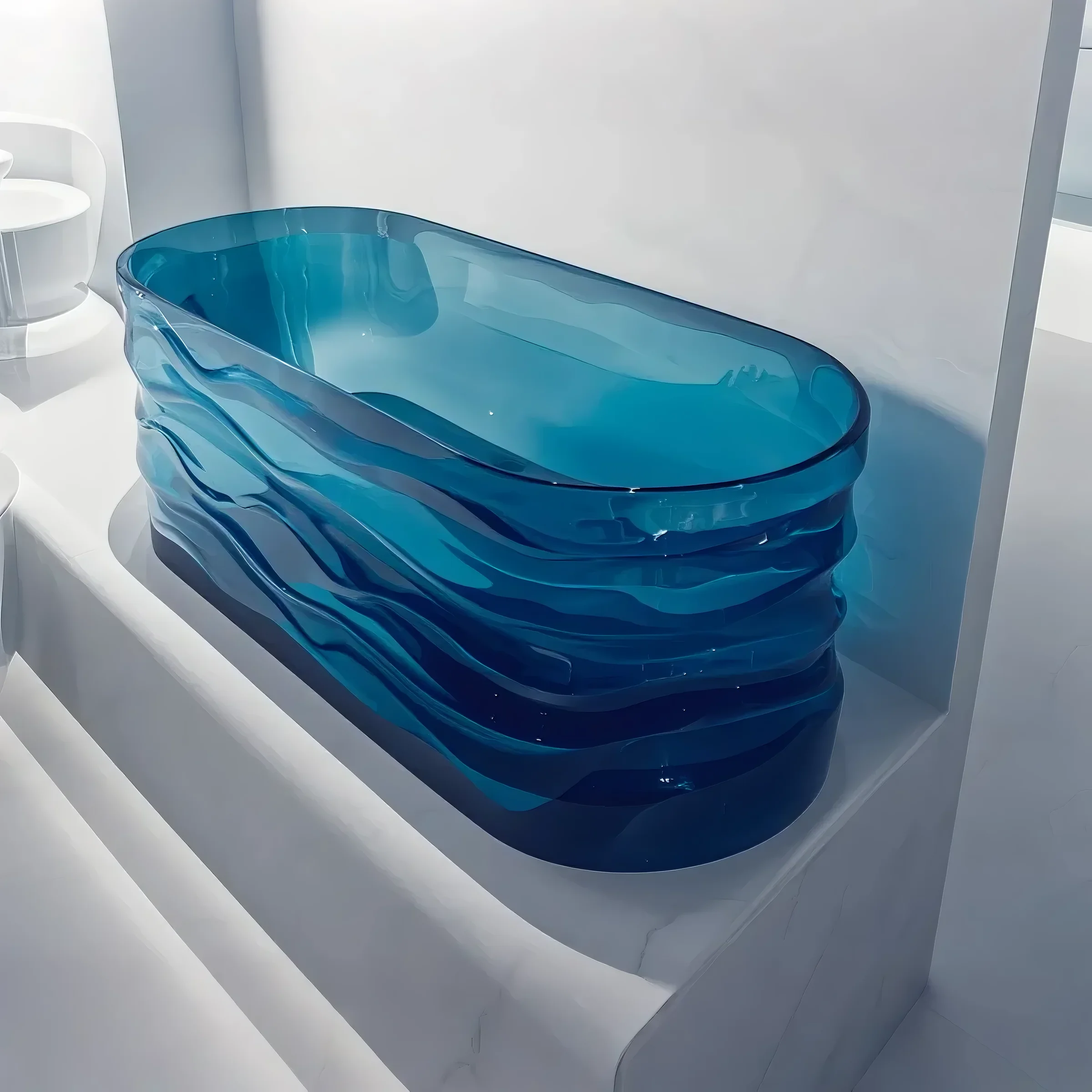 VITALUME Acrylic Flowing Bathtub Collection