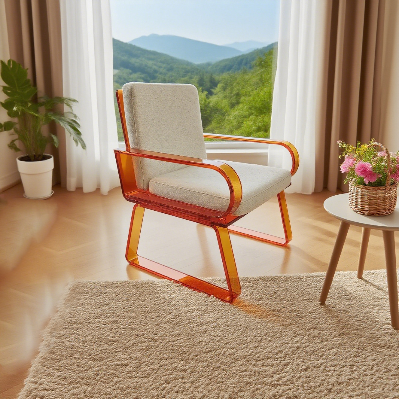 Reverie Rest Acrylic Chair