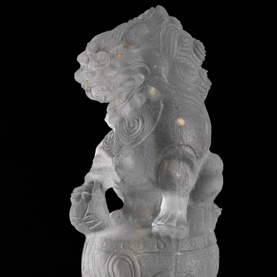 Guardian Pillars Acrylic Sculpture (Horse Tether Post)