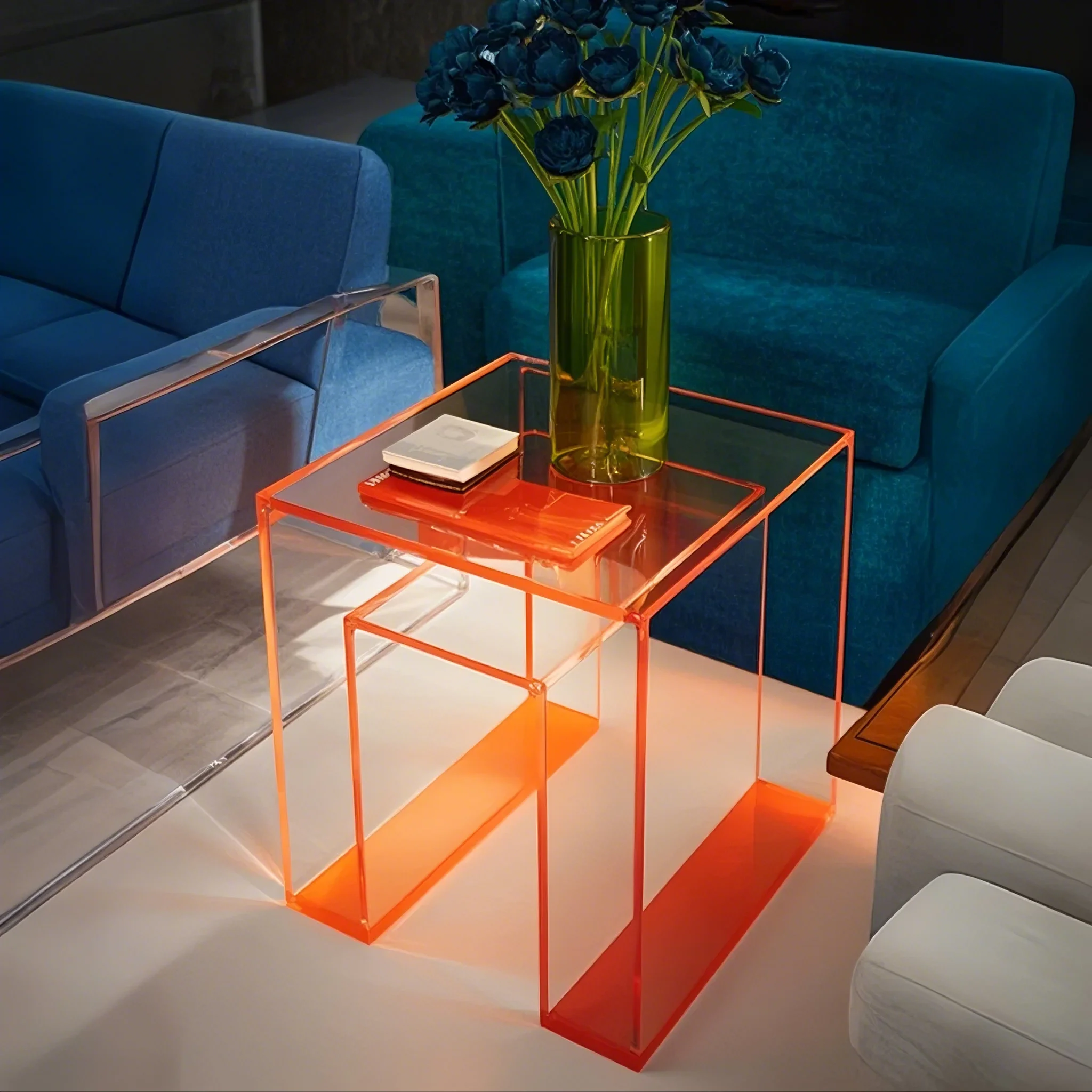 LUMICUBE Acrylic Nesting Table Collection