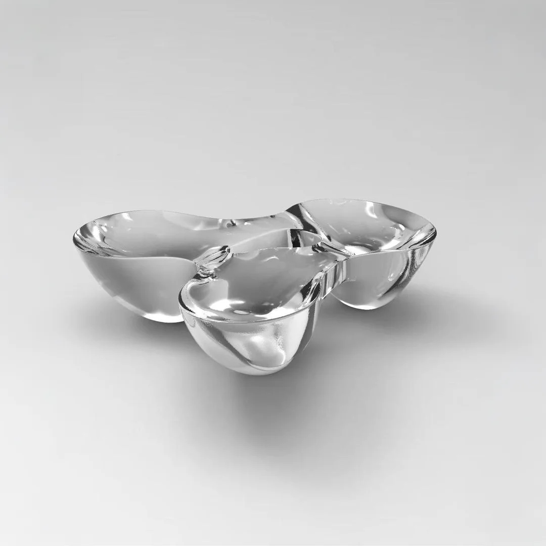 Water Drop Flowing Acrylic Coffee Table