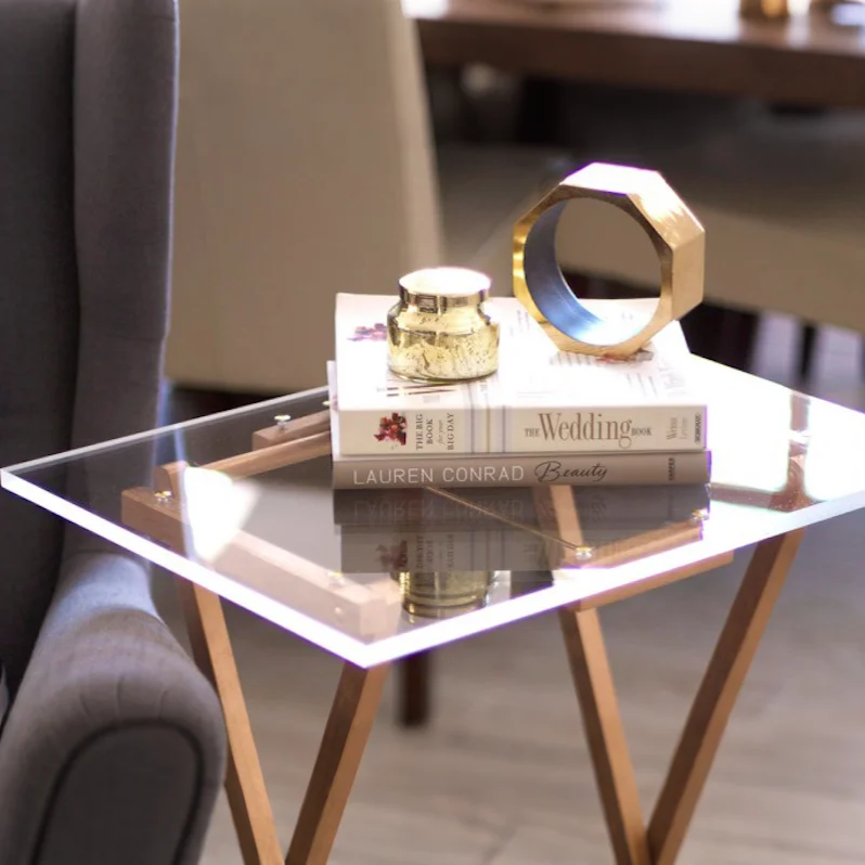 Vierra Modern Acrylic Side Table