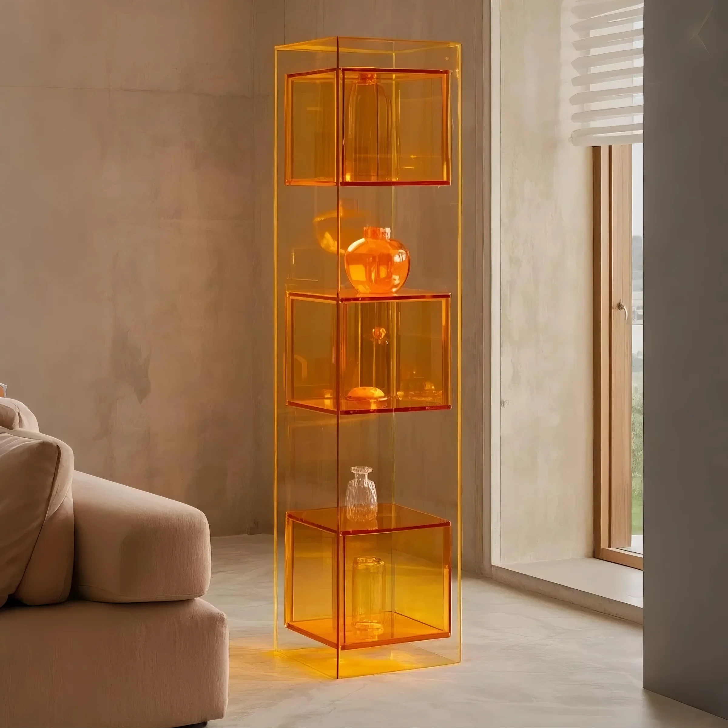 LUMIACUBE Acrylic Display Shelf Collection