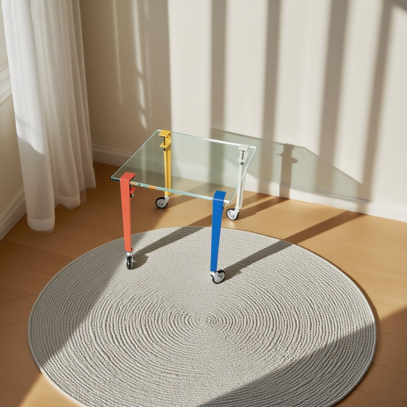 Color Melody Acrylic Small Coffee Table