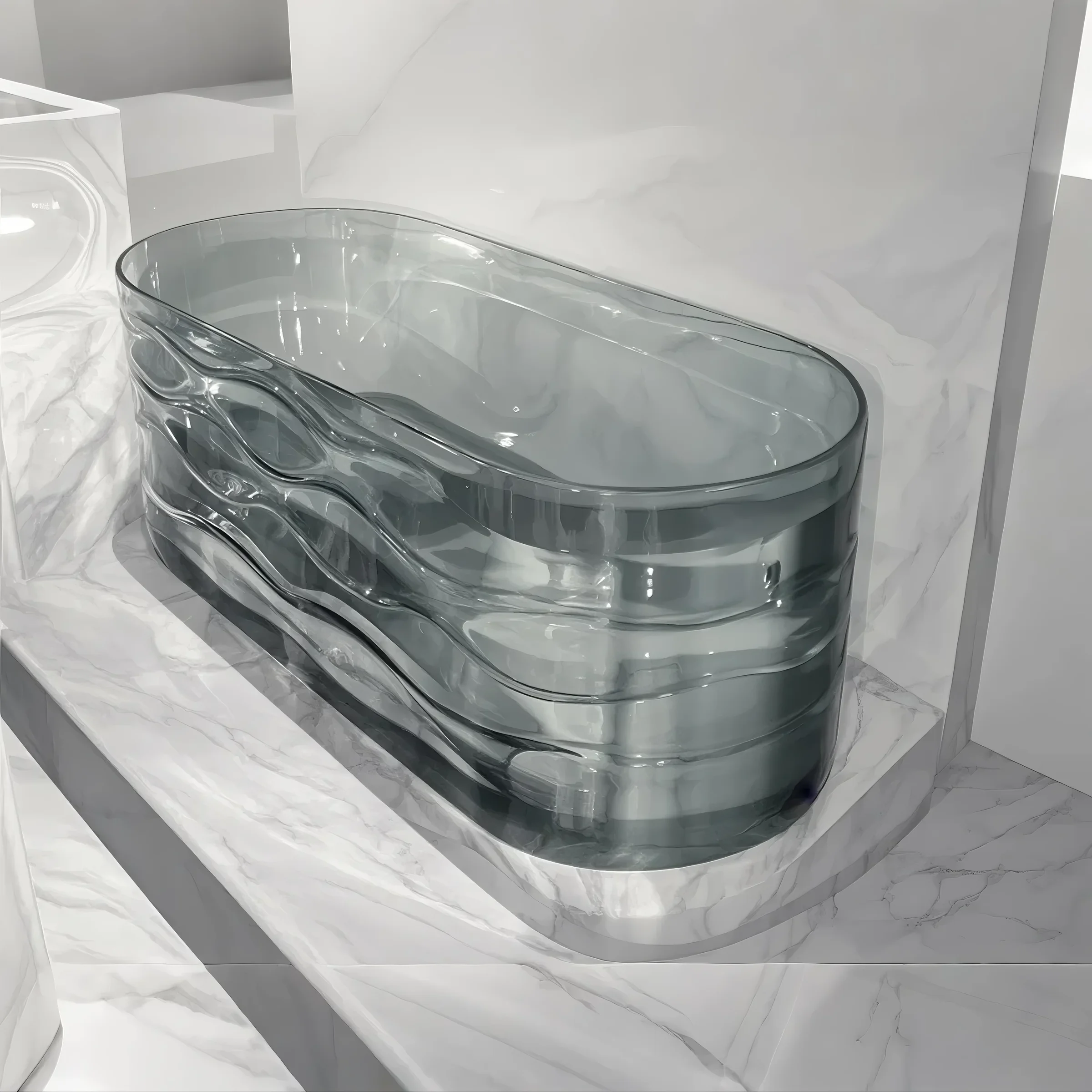 VITALUME Acrylic Flowing Bathtub Collection