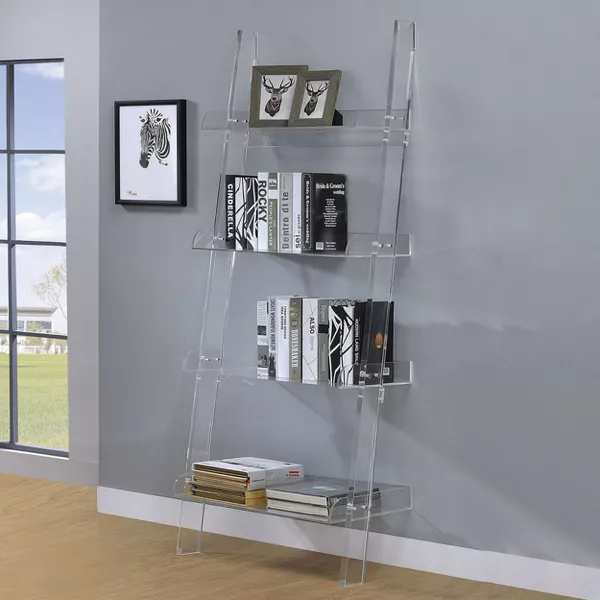 Glacis Acrylic Ladder Shelf