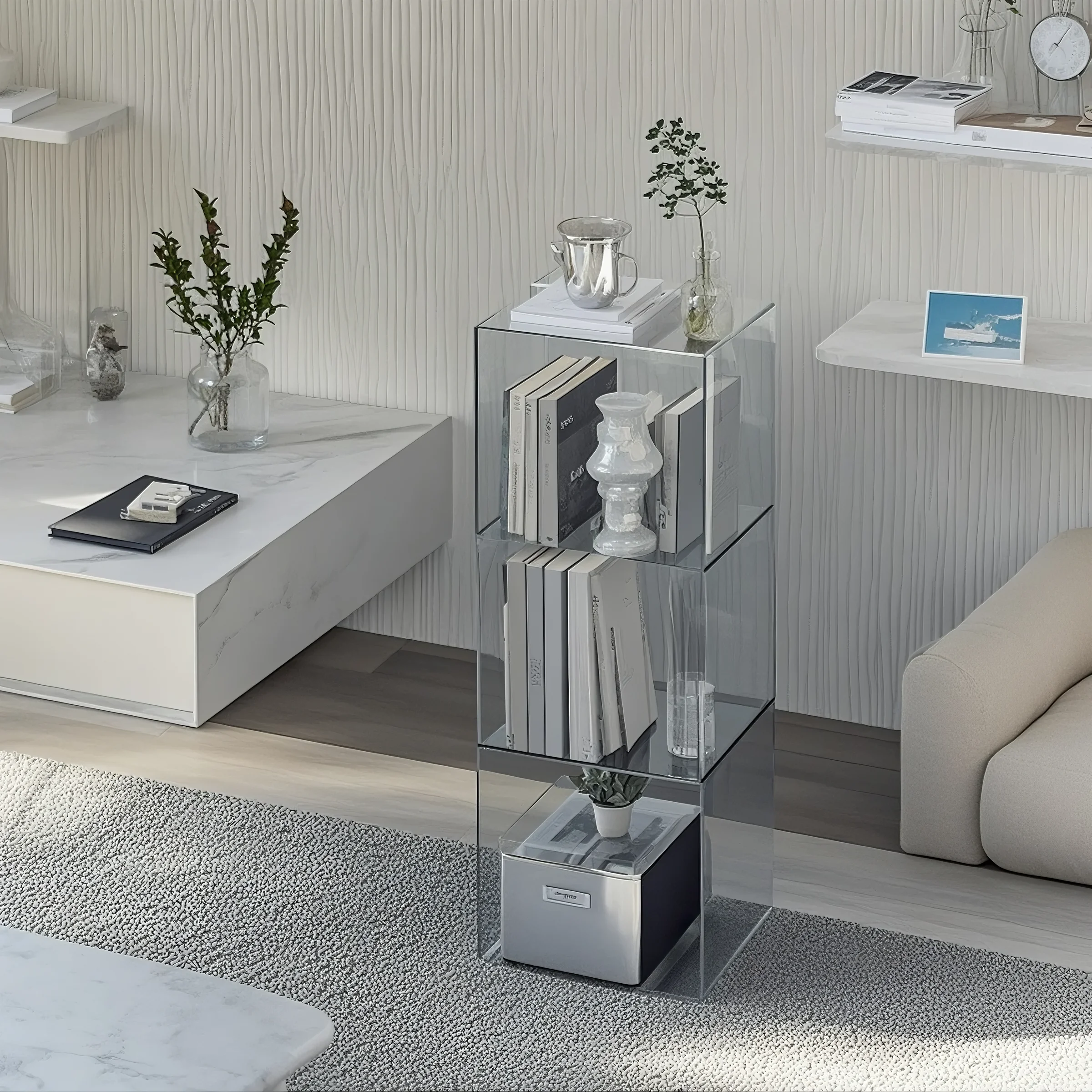 LUMIART Acrylic Bookshelf Collection