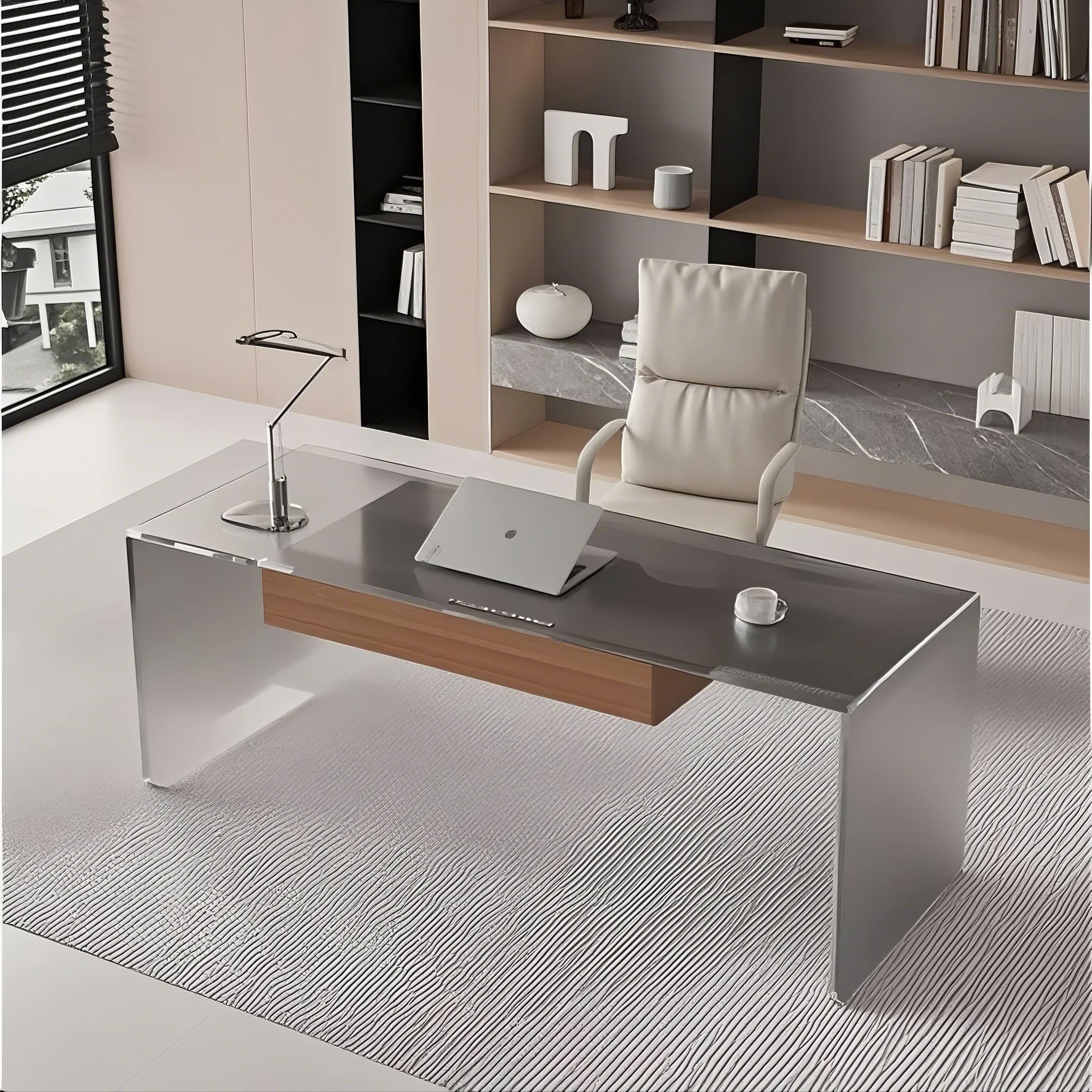 Fusion Blend Acrylic Office Desk