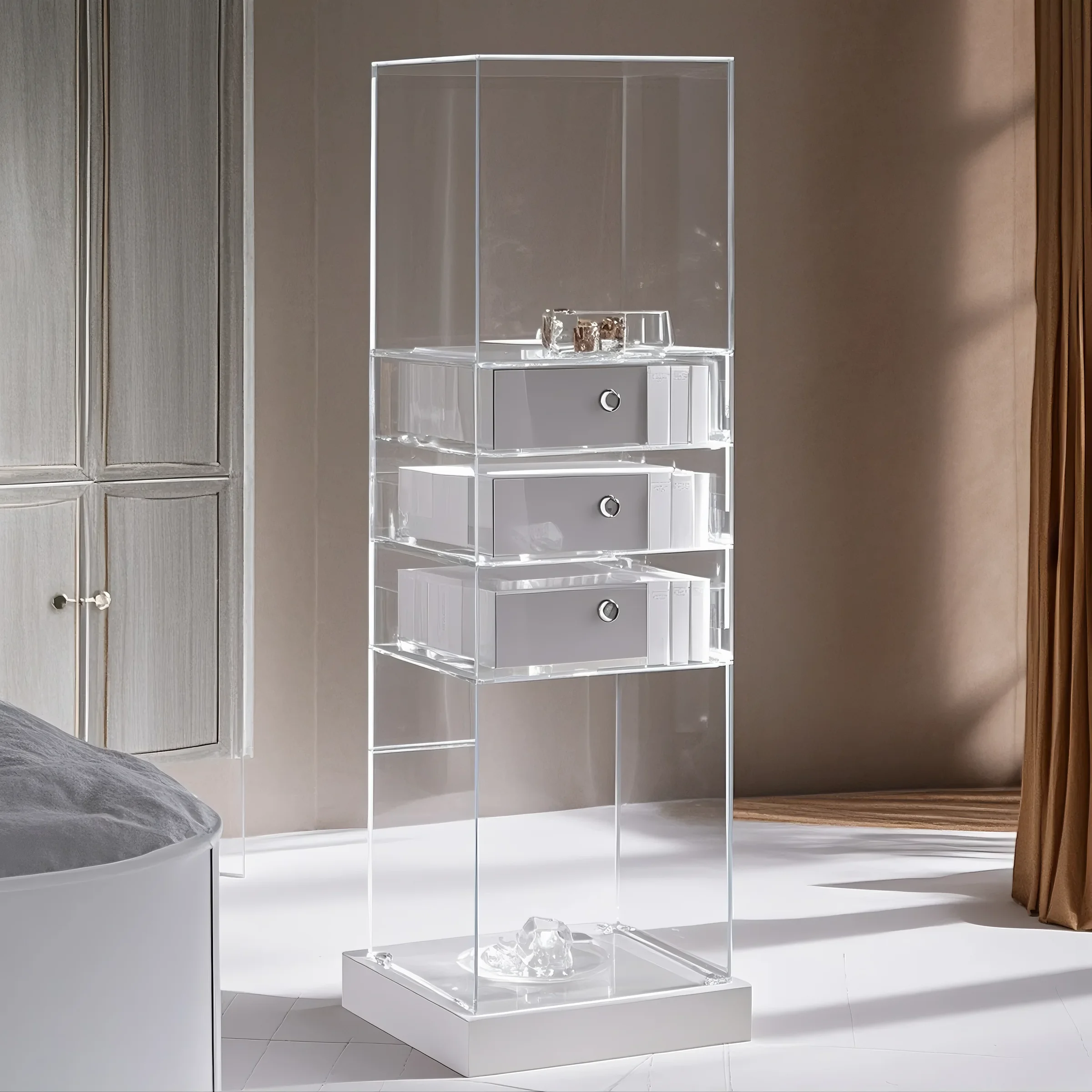 LUMINOVA Acrylic Drawer Tower Collection