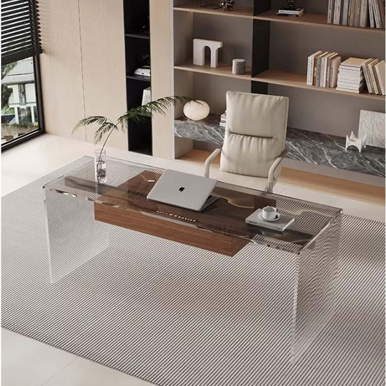 Fusion Blend Acrylic Office Desk