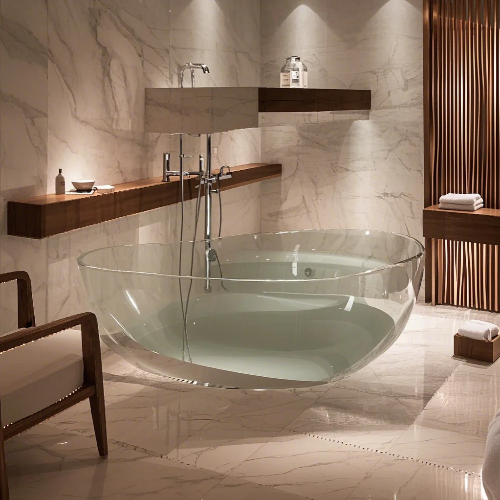 Ethereal Glow Bathtub Collection