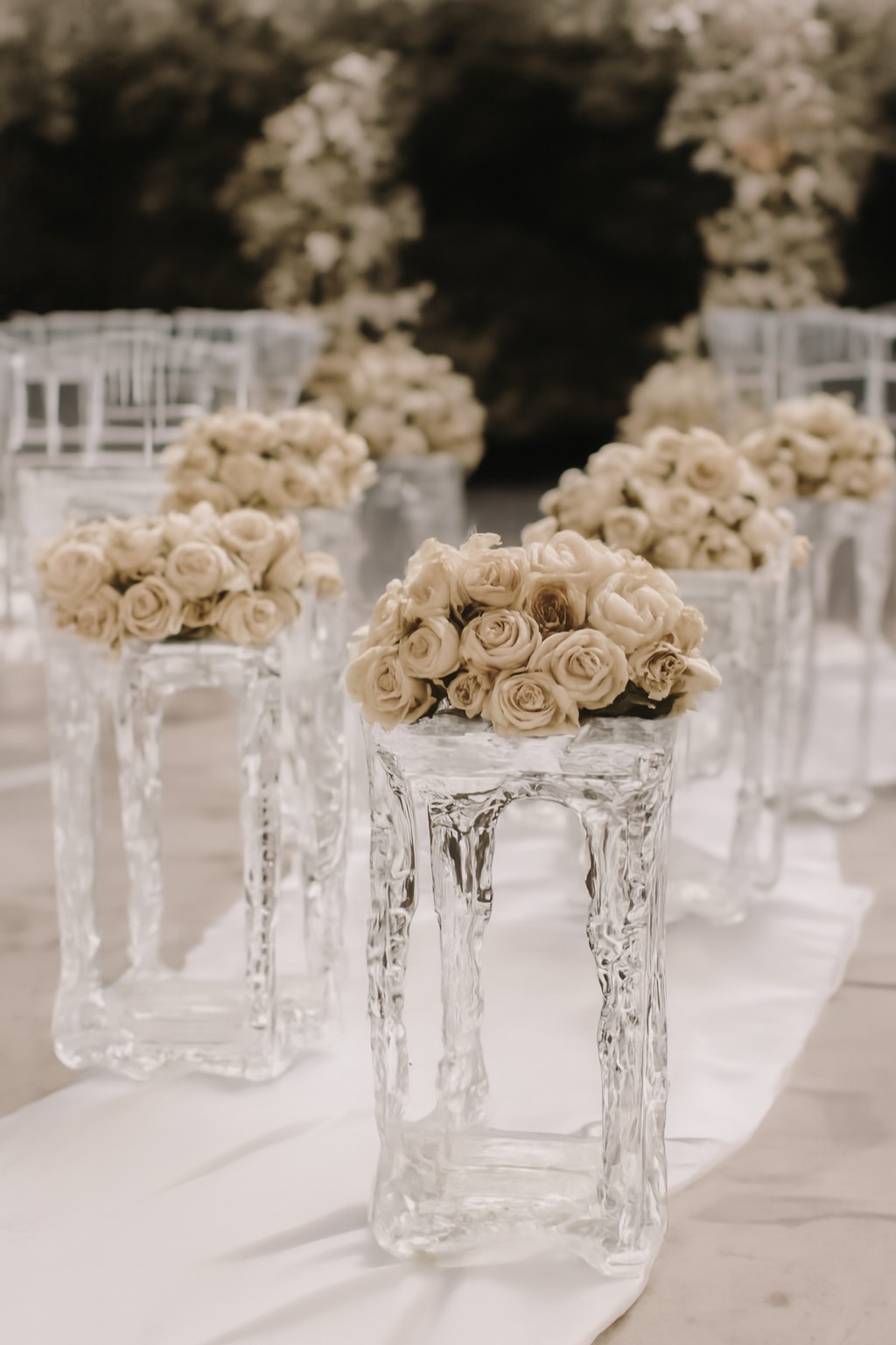 Glacial Cascade Flower Rack