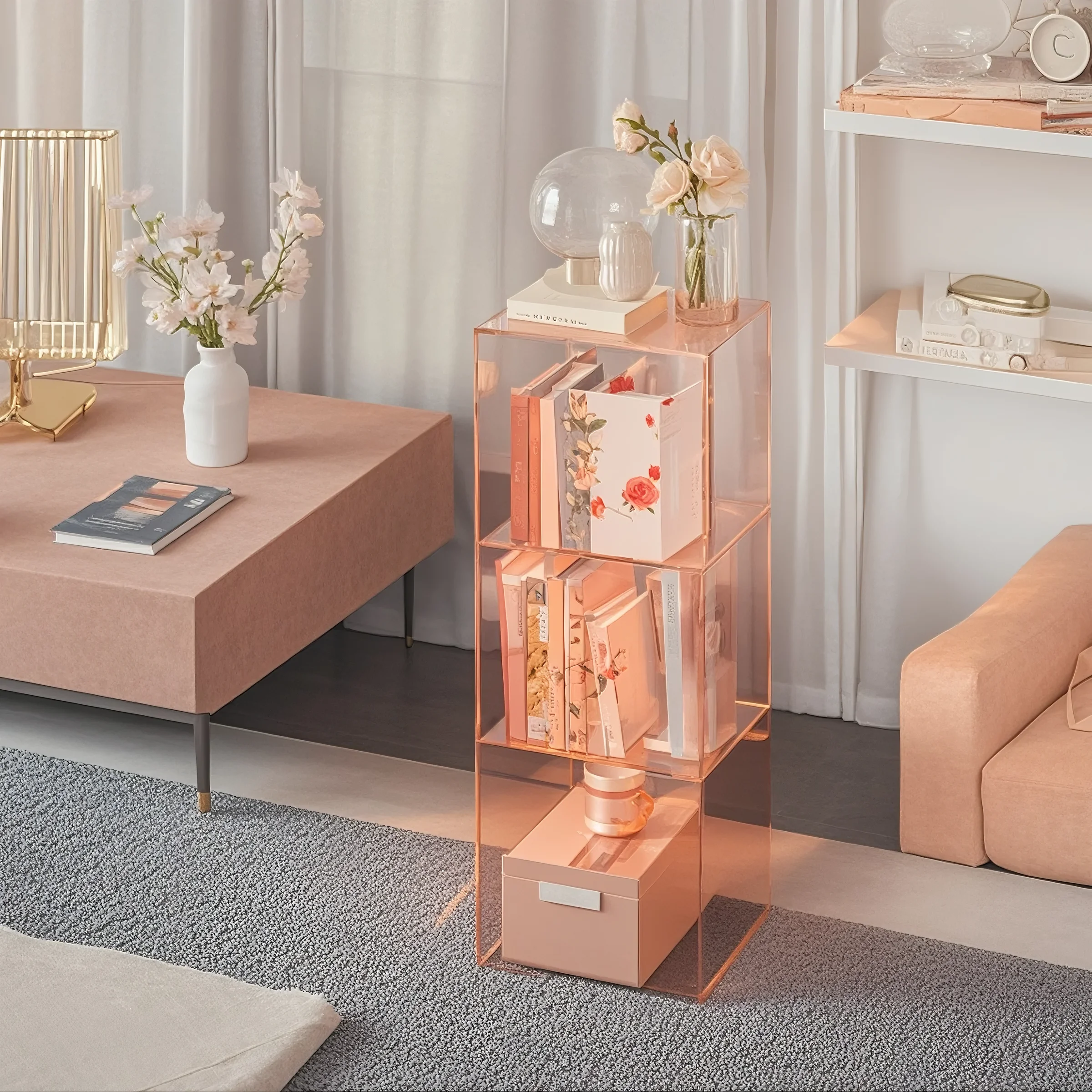 LUMIART Acrylic Bookshelf Collection