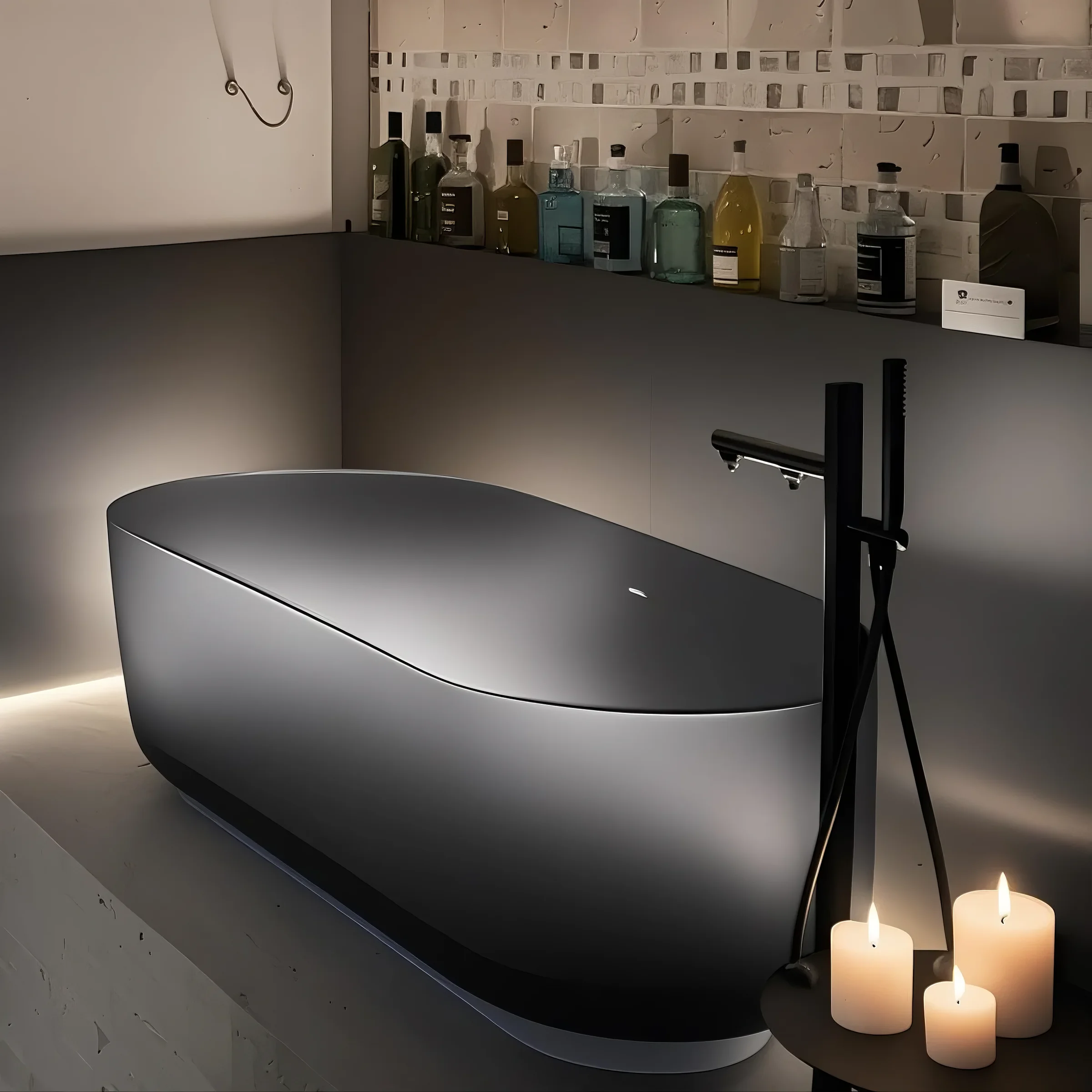 LUXE GLOW Acrylic Tub Collection