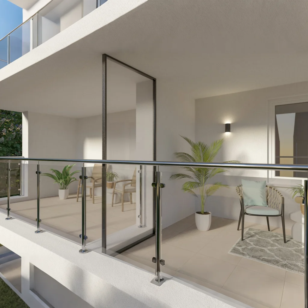 LumiWall – Acrylic Balcony Partition Series